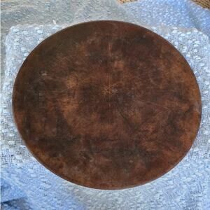 The Pampered Chef 13" Round Baking Pizza Stone Family Heritage Stoneware